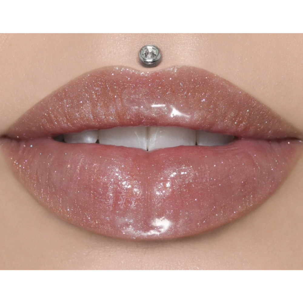 Jeffree Star Cosmetics The Lip Gloss Pretzel Drip Rose Gold Sheer Glitter New